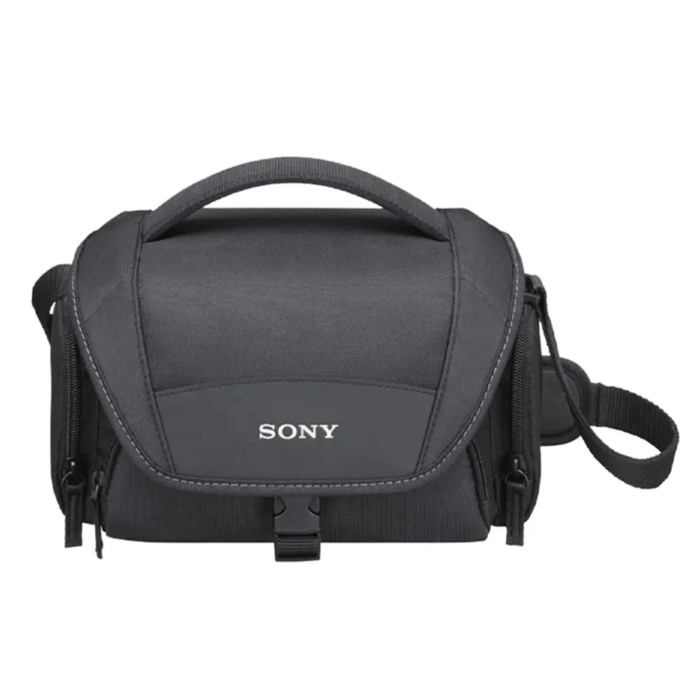 SONY LCS-U21 Camera Carying Case Black Soft NEW